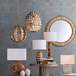 Люстра в форме шара с декором из круглых декоративных элементов Texture Discs варинант исполнения - 4 | Loft Concept в Костроме