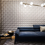 Гипсовая 3D Панель M-34 варинант исполнения - 2 | Loft Concept в Костроме