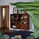 Стеллаж Retro Brown Rack варинант исполнения - 2 | Loft Concept в Костроме