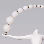 Торшер черно-белая статуэтка Девушка Girl Carries Light Balls варинант исполнения - 3 | Loft Concept в Костроме