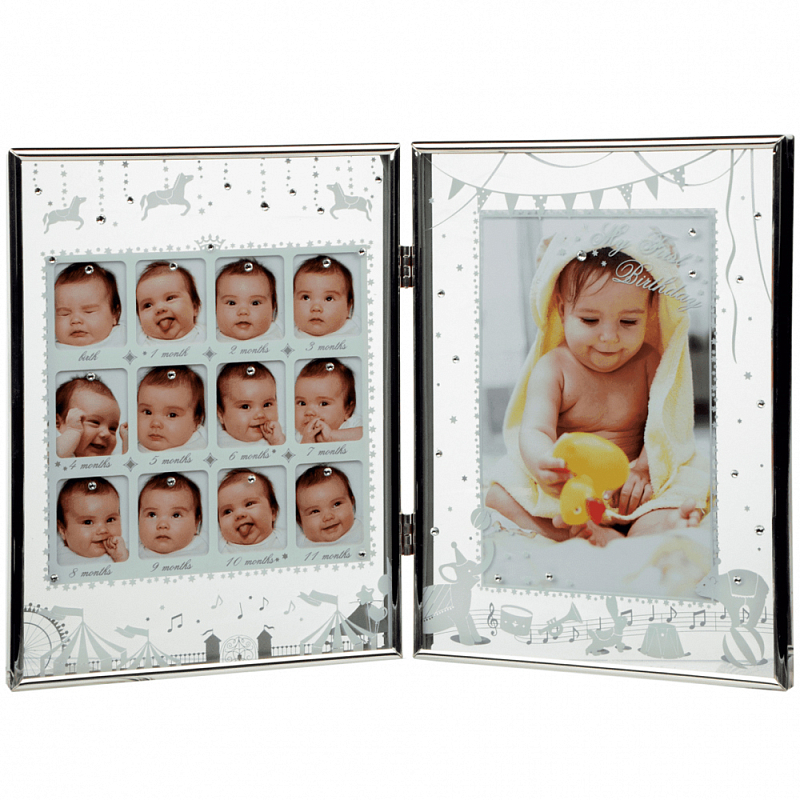 Фоторамка детская Childhood Corner Серебряный Фоторамка детская Childhood Corner Серебряный в Костроме | Loft Concept