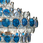 Люстра с каскадом из круглых декоративных элементов Harmony of Light варинант исполнения - 1 | Loft Concept в Костроме