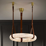 Люстра в форме обруча из натурального камня Minerals of Light варинант исполнения - 6 | Loft Concept в Костроме