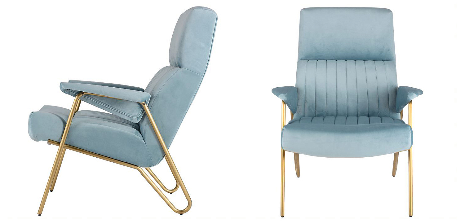 Кресло Solonar light blue Кресло Solonar light blue - Loft-Concept в Костроме