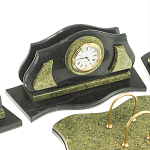 Настольный письменный набор из змеевика из 7-ми элементов Successful Leader варинант исполнения - 6 | Loft Concept в Костроме