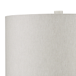 Настольная лампа мраморная с тканевым цилиндрическим абажуром Sharpened варинант исполнения - 2 | Loft Concept в Костроме