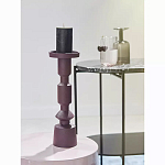 Подсвечник фигурный сливовый Bright Accent 35 см варинант исполнения - 4 | Loft Concept в Костроме