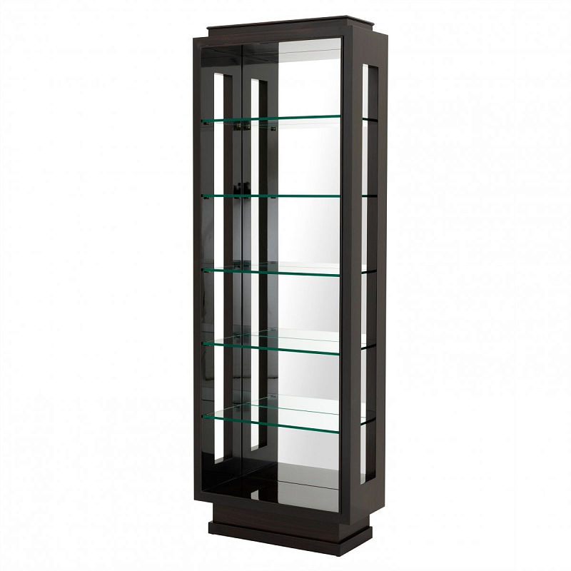 Витрина Eichholtz Cabinet Yardley Коричневый Прозрачное Стекло Витрина Eichholtz Cabinet Yardley Коричневый Прозрачное Стекло в Костроме | Loft Concept