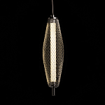 Люстра круглая каскадня с 5-ю плафонами из металлической сетки Mesh Lampshade Lighting варинант исполнения - 5 | Loft Concept в Костроме