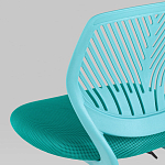Яркий компьютерный стул Tropica Turquoise варинант исполнения - 6 | Loft Concept в Костроме
