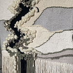 Панно ручная работа Черно-Белый Природный Орнамент  варинант исполнения - 1 | Loft Concept в Костроме