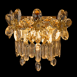 Бра с декоративными элементами в виде крупных хрустальных цветов Palace Gardens варинант исполнения - 2 | Loft Concept в Костроме