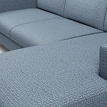 Мебельная ткань Шенилл голубой цвет 142 см T4-49 варинант исполнения - 8 | Loft Concept в Костроме