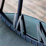 Часы настенные зеркальные с серебряным металлическим циферблатом Mirror Tower Clock варинант исполнения - 4 | Loft Concept в Костроме