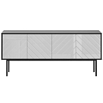 Длинная тумба с зеркальным декором Serena варинант исполнения - 4 | Loft Concept в Костроме