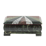 Шкатулка для денег с мозаикой из натуральных камней Stone Casket варинант исполнения - 2 | Loft Concept в Костроме