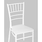 Стул Chiavari пластик белый варинант исполнения - 2 | Loft Concept в Костроме