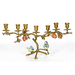 Бронзовый подсвечник на 7 свечей Eden Garden варинант исполнения - 4 | Loft Concept в Костроме