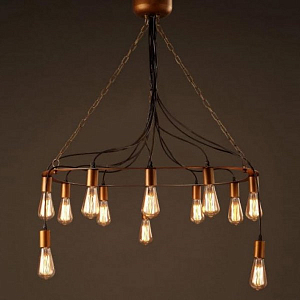 Люстра Blood Wire Chandelier Black 12