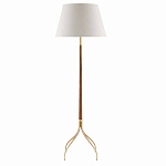Торшер на изогнутых ножках с конусовидным тканевым абажуром Rotation варинант исполнения - 2 | Loft Concept в Костроме