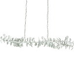 Линейная люстра White Eucalyptus Branches Lighting Chandelier варинант исполнения - 1 | Loft Concept в Костроме