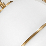 Потолочный светильник с плафоном в форме белого матового шара Hinkley варинант исполнения - 18 | Loft Concept в Костроме