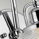 Бра с прозрачным рифленым плафоном в форме колокола Quoizel варинант исполнения - 3 | Loft Concept в Костроме