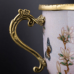 Фарфоровая чаша с бронзовыми элементами Eden Garden варинант исполнения - 5 | Loft Concept в Костроме