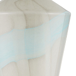 Настольная лампа стеклянная с тканевым абажуром Edges варинант исполнения - 1 | Loft Concept в Костроме