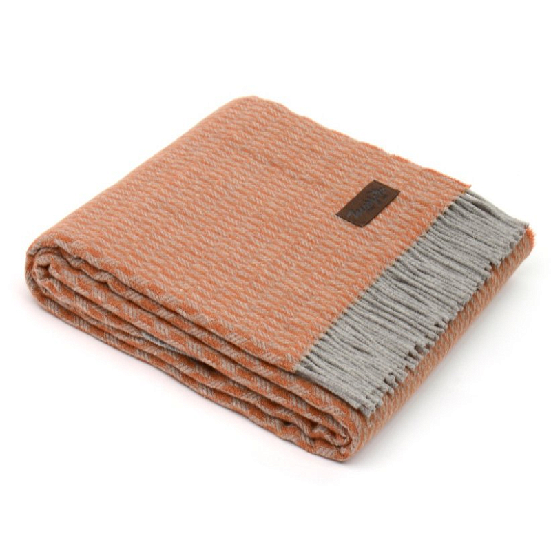 Плед GRIFONE 0002 Marzotto Розовый пастельный в Костроме | Loft Concept 