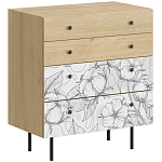 Комод с принтом на ящиках Elise Chest of Drawers варинант исполнения - 14 | Loft Concept в Костроме