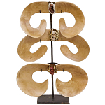 Аксессуар для интерьера из дерева и ракушек Papua Art Object варинант исполнения - 1 | Loft Concept в Костроме