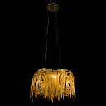 Люстра подвесная круглая с изогнутыми металлическими дугами и ниспадающими цепочками 65 см Atlantis Chain варинант исполнения - 5 | Loft Concept в Костроме