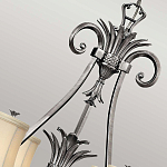 Люстра с 7-ю кремовыми текстильными абажурами Hinkley варинант исполнения - 4 | Loft Concept в Костроме