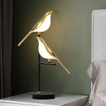 Настольная лампа с 2-мя плафонами в виде птичек Flight of Light варинант исполнения - 1 | Loft Concept в Костроме