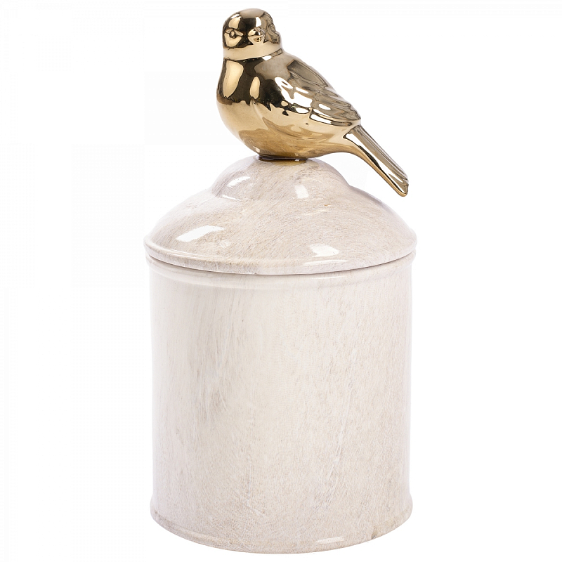 Ваза c крышкой Marble Bird Ваза c крышкой Marble Bird в Костроме | Loft Concept