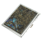 Портсигар на 10 сигарет с газовой зажигалкой из натурального камня Лабрадор Stone Cigarettes Cases варинант исполнения - 1 | Loft Concept в Костроме