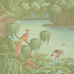 Обои ручная роспись Le Brésil Pastel варинант исполнения - 3 | Loft Concept в Костроме