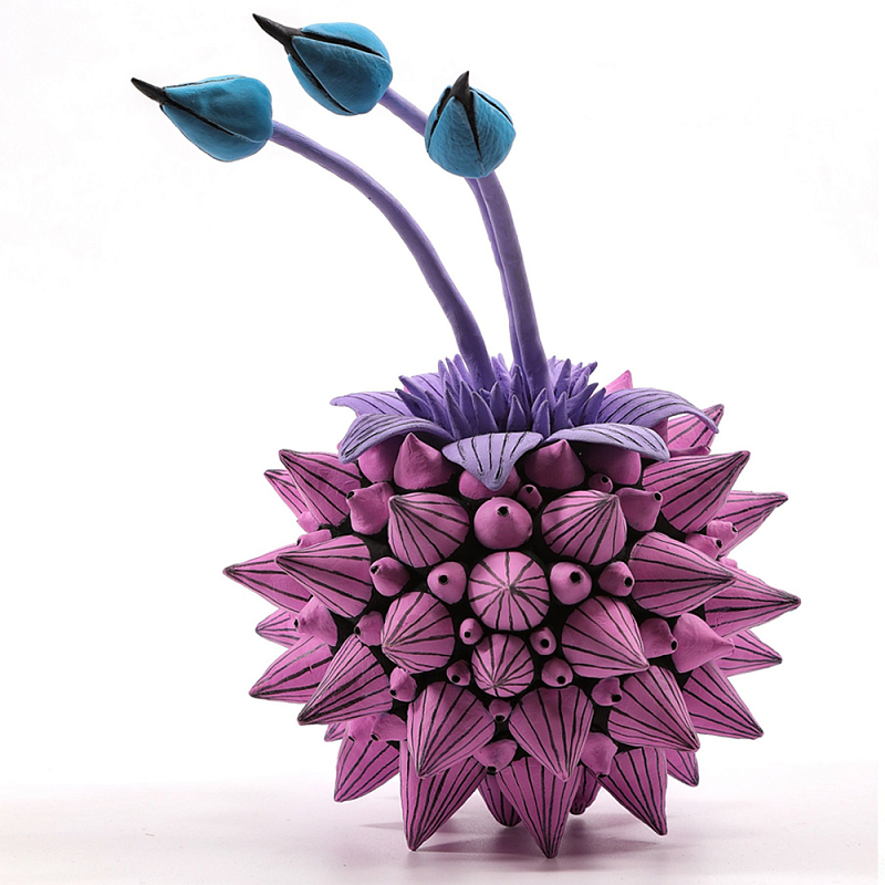 Статуэтка тропический фрукт Tropical Fruit Alien Blue Tulip Розовый Сиреневый Голубой Статуэтка тропический фрукт Tropical Fruit Alien Blue Tulip Розовый Сиреневый Голубой в Костроме | Loft Concept