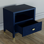 Прикроватная тумбочка с полкой Elsa Dreams Blue варинант исполнения - 2 | Loft Concept в Костроме