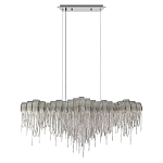 Люстра подвесная с металлическими дугами и длинными цепочками 115 см Atlantis Chain варинант исполнения - 11 | Loft Concept в Костроме