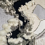 Панно ручная работа Черно-Белый Природный Орнамент  варинант исполнения - 3 | Loft Concept в Костроме