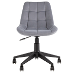 Мягкое компьютерное кресло Plushe Grey варинант исполнения - 3 | Loft Concept в Костроме