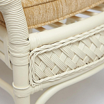 Комплект обеденный из ротанга Eloise grand white варинант исполнения - 11 | Loft Concept в Костроме