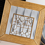 Зеркало квадратное в фактурной раме Pattern варинант исполнения - 5 | Loft Concept в Костроме