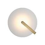 Потолочный светильник в форме плоского диска из белого матового стекла Eurofase варинант исполнения - 2 | Loft Concept в Костроме