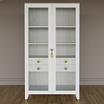 Дизайнерский шкаф витрина Elsa Dreams White с 4-мя ящиками варинант исполнения - 1 | Loft Concept в Костроме