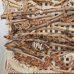 Большая Абстрактное Панно из веток и нитей Dryad Wall Art варинант исполнения - 5 | Loft Concept в Костроме