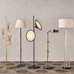 Торшер с абажурами из тонких металлических палочек Wild Thorns варинант исполнения - 3 | Loft Concept в Костроме