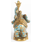 Фарфоровый подсвечник Слон с эмоцией Fluens варинант исполнения - 5 | Loft Concept в Костроме